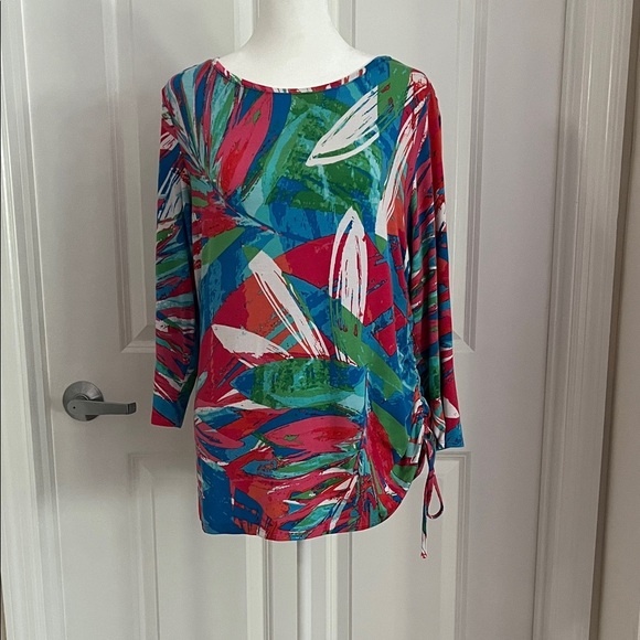 Ruby Rd. Tops - Ruby Rd. Colorful Abstract Print Tunic